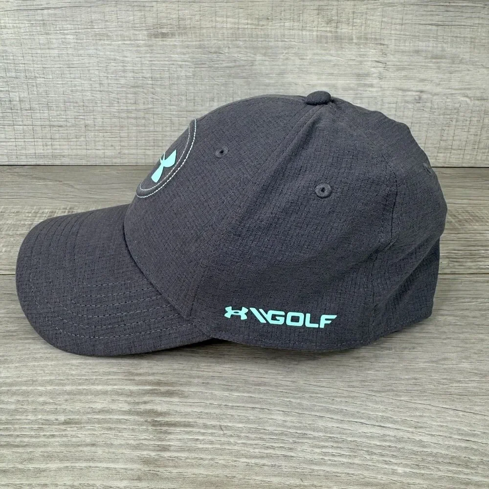 Under Armour Jordan Spieth Tour Golf Cap Mens L/XL Charcoal Gray Fitted Hat
